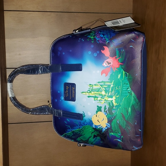 Little Mermaid Loungefly Satchel NWT - Picture 2 of 2